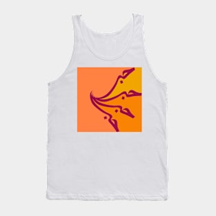 Arabic Abstract Art - Love - حب Tank Top